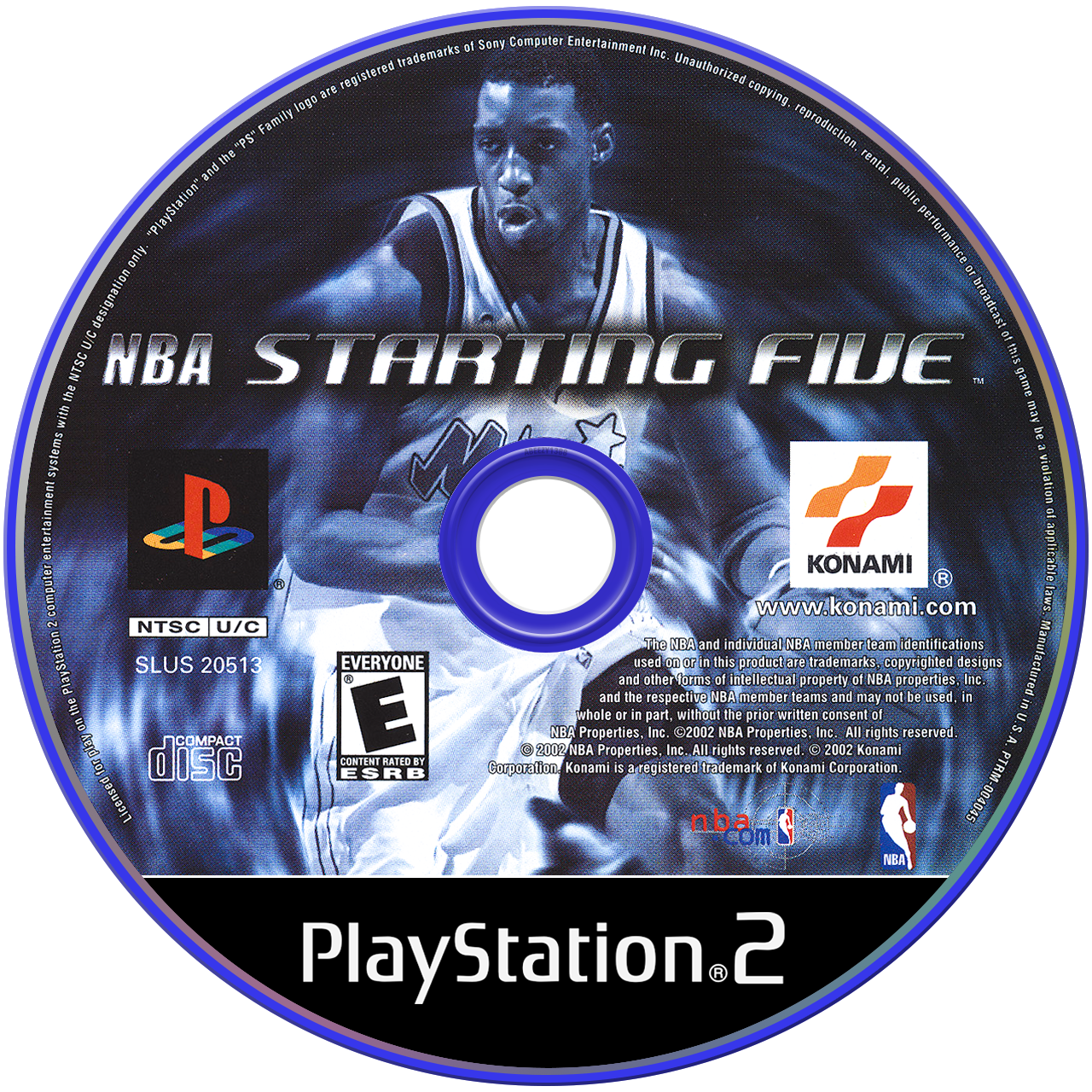 NBA Starting Five media 5 for Playstation 2